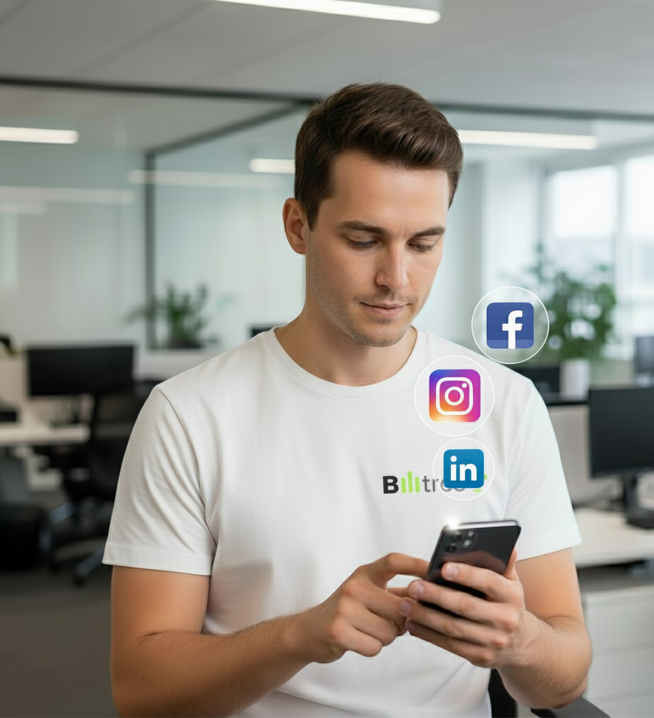 Gestion des réseaux sociaux fb-linkedin-insta